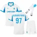 Marsella AUBAMEYANG Conjunto de camiseta de local para niños 2025/26 - Blanca