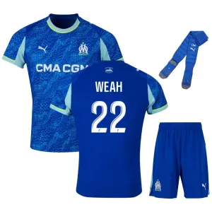 Marsiglia WEAH 2025/26 Terzo Kit Bambino - Blu