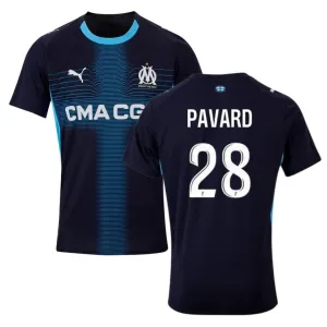 Marseille 2025/26 PAVARD Away Jersey