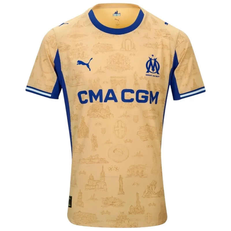 Cuarta Marsella Camiseta 2025/26 Versión Jugado