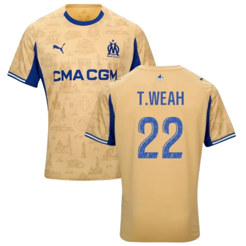 Marseille 2025/26 T.WEAH Fourth Jersey