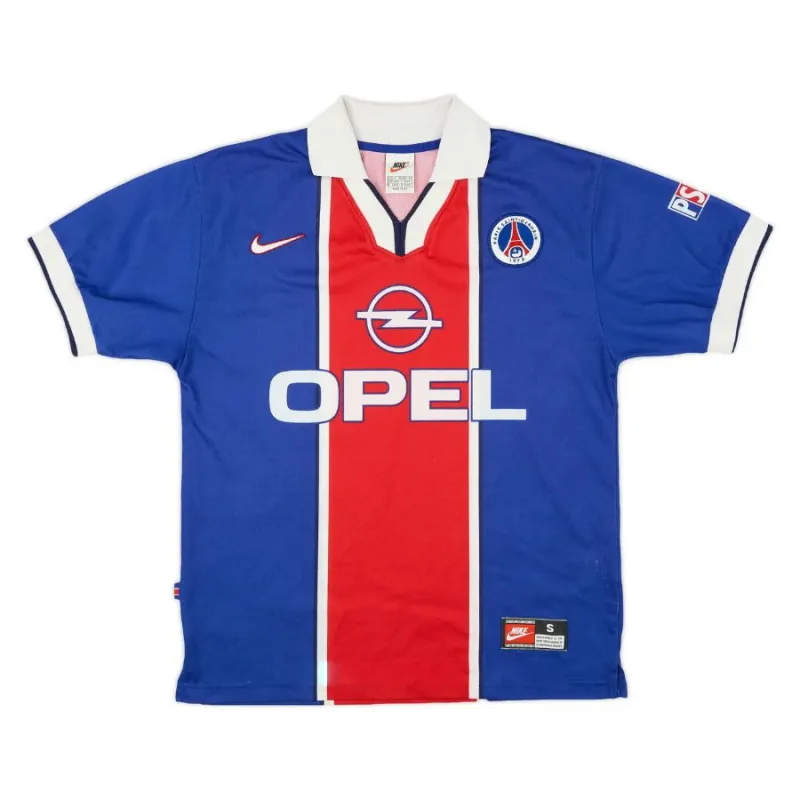 Paris Saint-Germain 1997/98 Retro-Heimtrikot - Blau/Rot