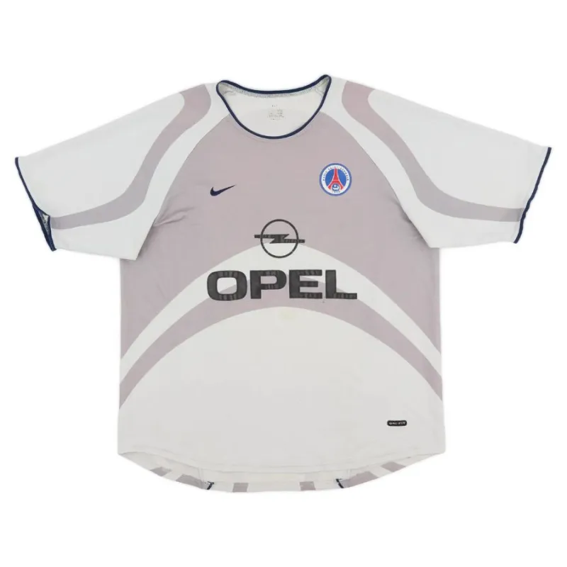 Paris Saint-Germain 2001/02 Retro-Auswärtstrikot - Grau