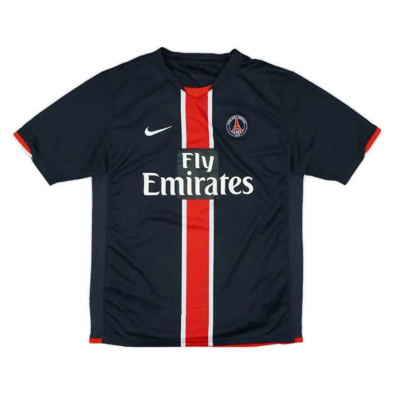 Paris Saint-Germain 2006/07 Maillot domicile rétro - Bleu/Rouge