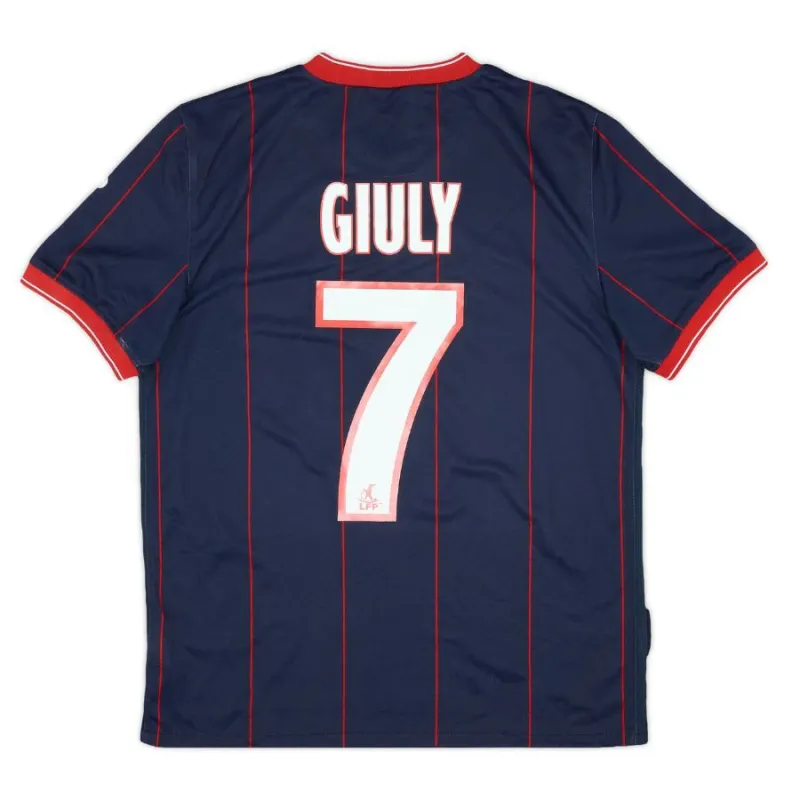Paris Saint-Germain GIULY 2009/10 Retro Home Jersey - Blue/Red