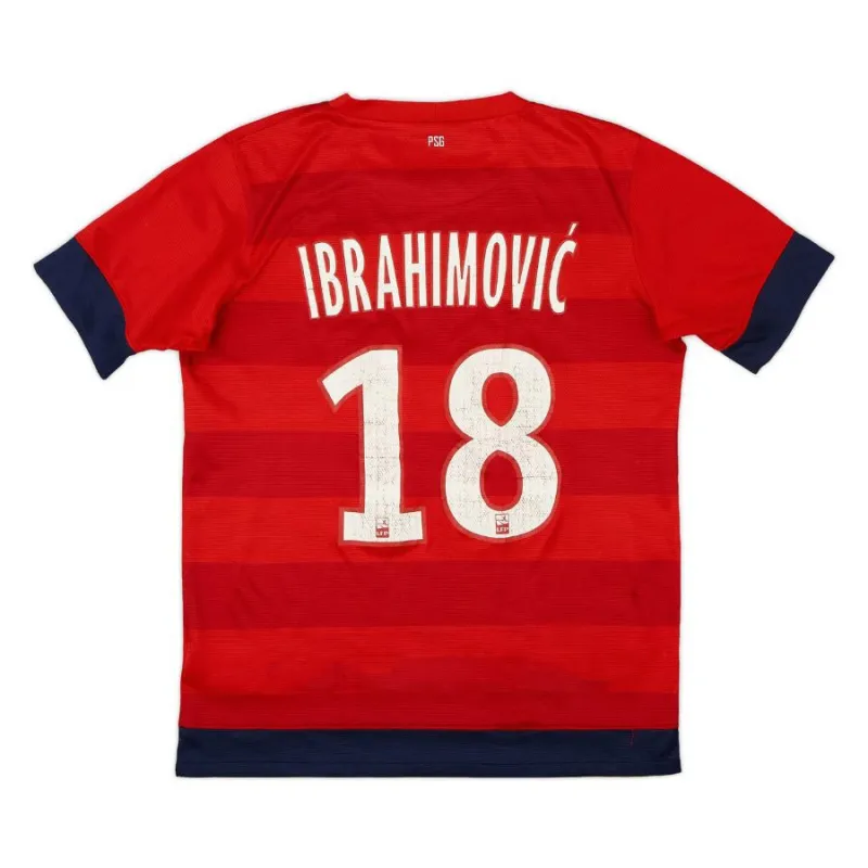 Paris Saint-Germain IBRAHIMOVIC 2012/13 Maglia da trasferta retrò - Rossa