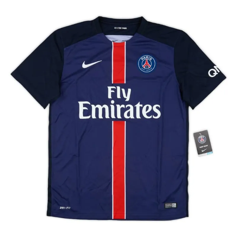 Paris Saint-Germain 2015/16 Retro Home Jersey - Blue