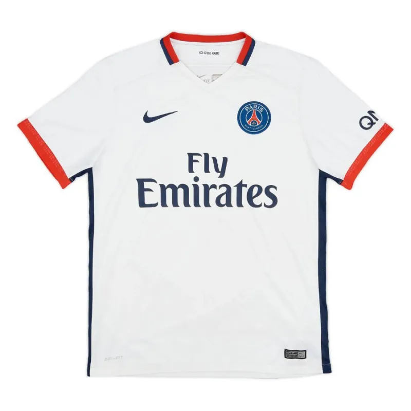 Paris Saint-Germain 2015/16 Retro-Auswärtstrikot - Weiß