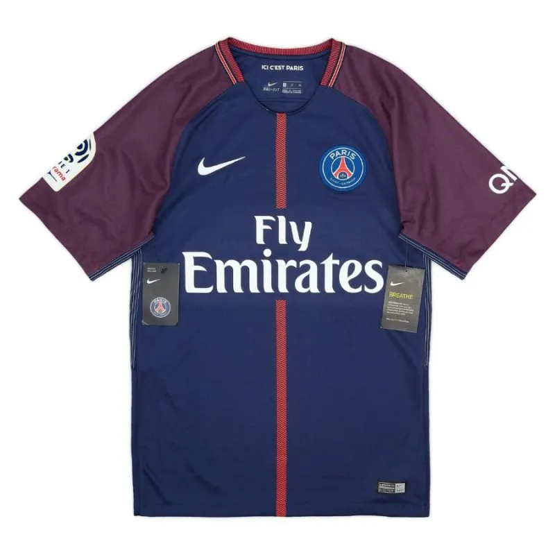 Paris Saint-Germain DI MARIA 2017/18 Maglia casalinga retrò - Blu