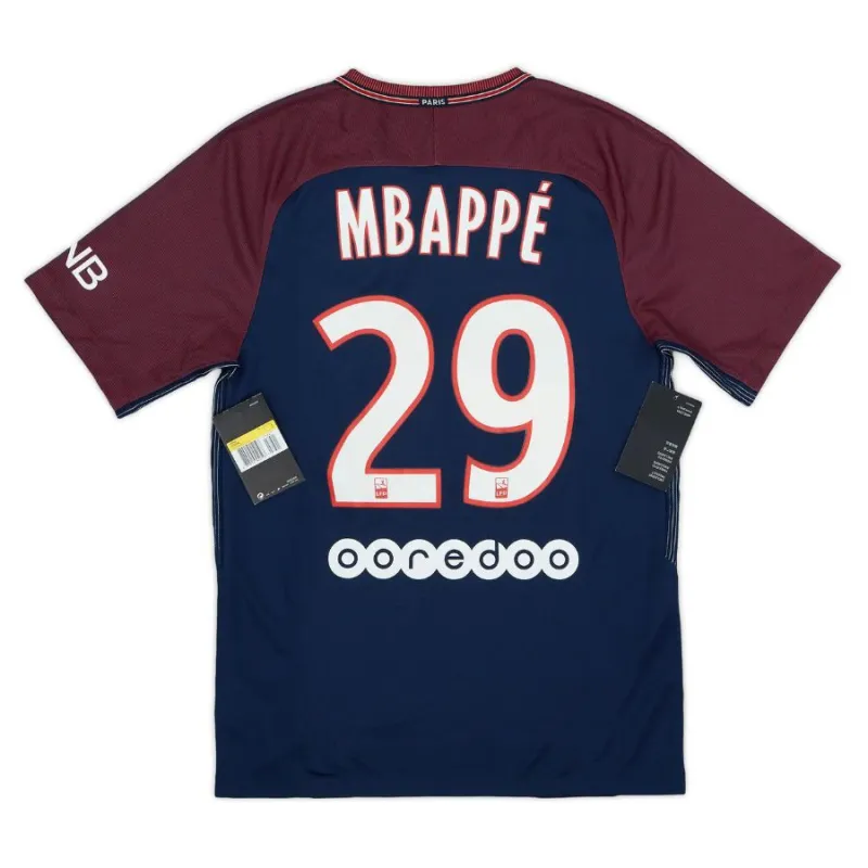 Paris Saint-Germain MBAPPE 2017/18 Retro-Heimtrikot - Blau