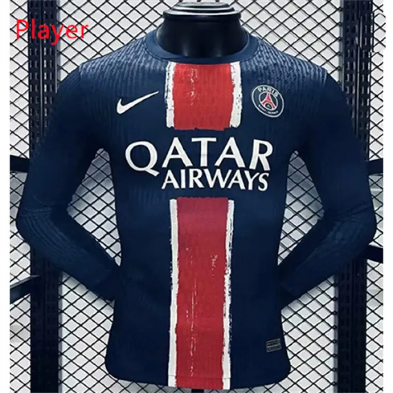 Paris Saint-Germain 2024/25 Home Long Sleeve Player Jersey - Blue