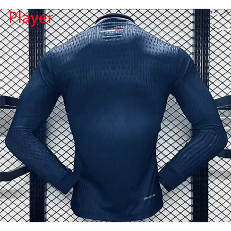 Paris Saint-Germain 2024/25 Home Long Sleeve Player Jersey - Blue