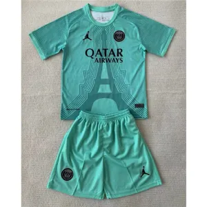Maglia e pantaloncini per bambini di Paris Saint-Germain 2024/25 - Verde