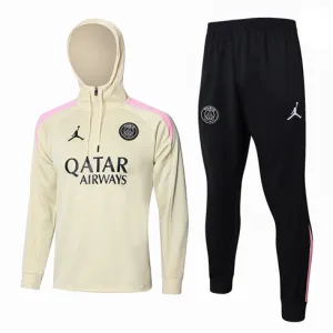 Abbigliamento sportivo con cappuccio di Paris Saint - Germain 2024/25 - Albicocca