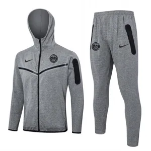 Paris Saint - Germain Hooded Sports Jacket 2024/25 - Grey
