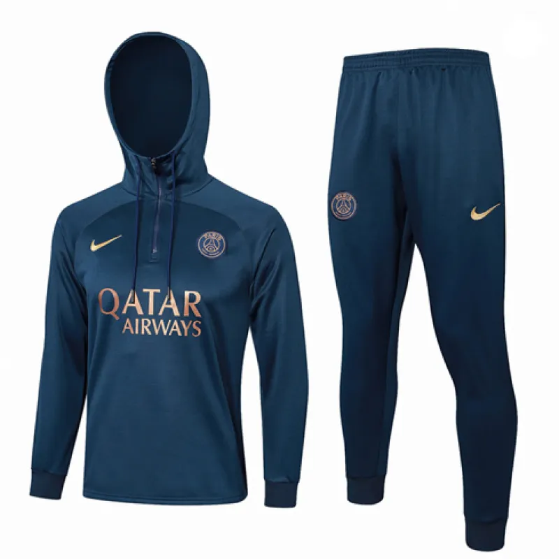 Paris Saint - Germain Hooded Sportswear 2024/25 - Blue