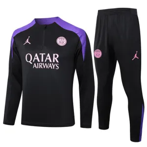 Paris Saint-Germain children's sportswear 2024/25 - Black