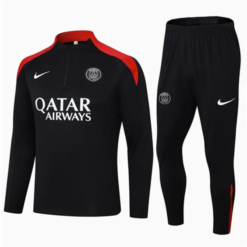 Paris Saint-Germain Kinder Sportbekleidung 2024/25 - Schwarz