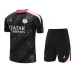 Maglia d'allenamento + pantaloncini di Paris Saint-Germain 2024/25 - Nero