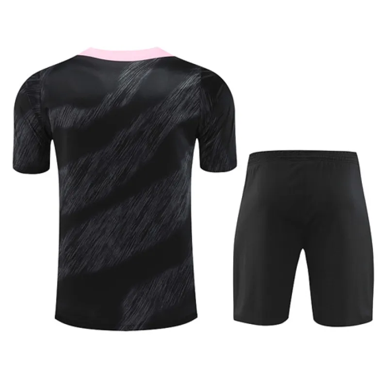 Maglia d'allenamento + pantaloncini di Paris Saint-Germain 2024/25 - Nero