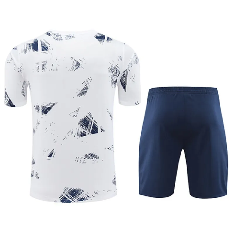 Maglia d'allenamento + pantaloncini di Paris Saint-Germain 2024/25 - Bianco