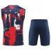 Set di pantaloncini e gilet di Paris Saint-Germain 2024/25 - Blu