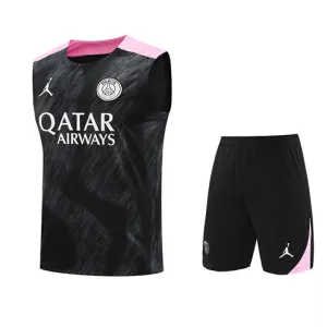 Paris Saint-Germain shorts and vest set 2024/25 - Black