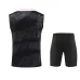 Set di pantaloncini e gilet di Paris Saint-Germain 2024/25 - Nero