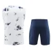 Set di pantaloncini e gilet di Paris Saint-Germain 2024/25 - Bianco