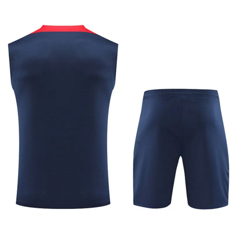 Paris Saint-Germain shorts and vest set 2024/25 - Blue