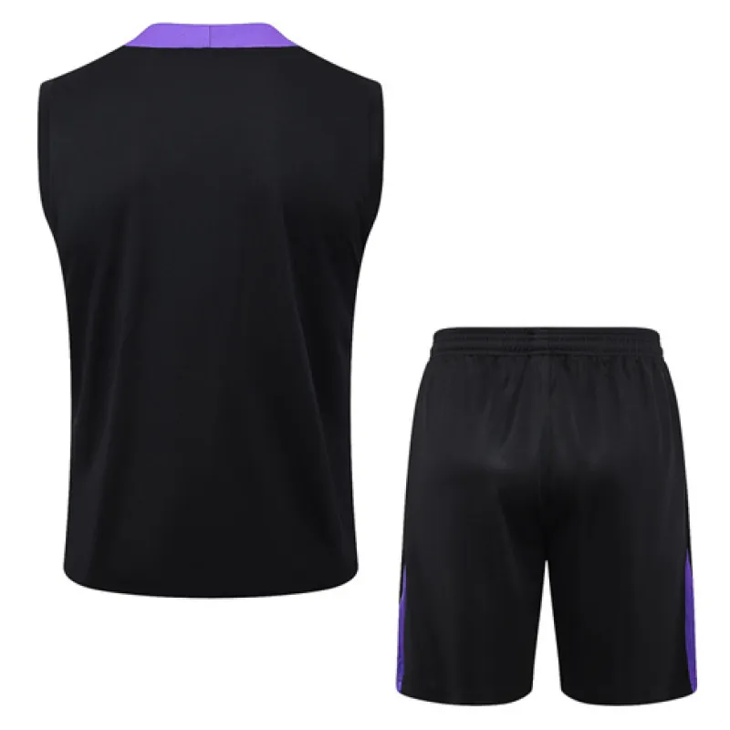 Paris Saint-Germain shorts and vest set for 2024/25 - Black