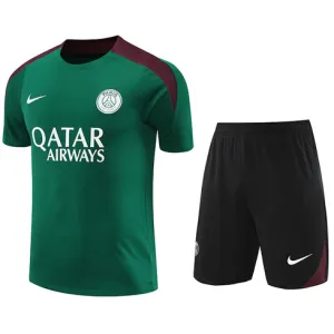 Paris Saint-Germain training jersey + shorts 2024/25 - Green