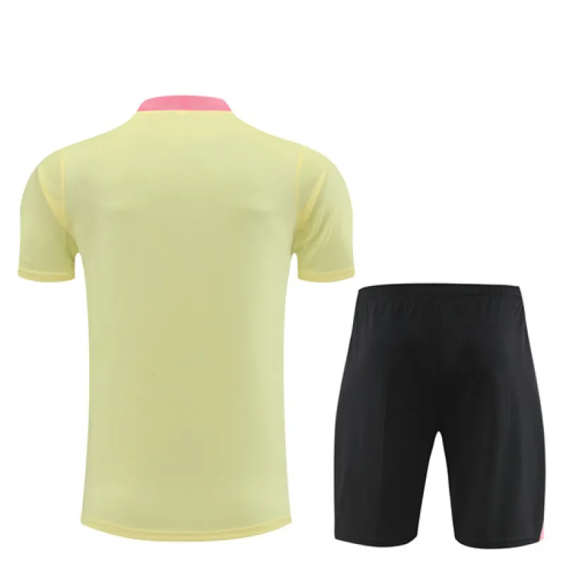Paris Saint-Germain training jersey + shorts 2024/25 - Yellow