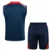 Set di pantaloncini e gilet di Paris Saint-Germain 2024/25 - Blu