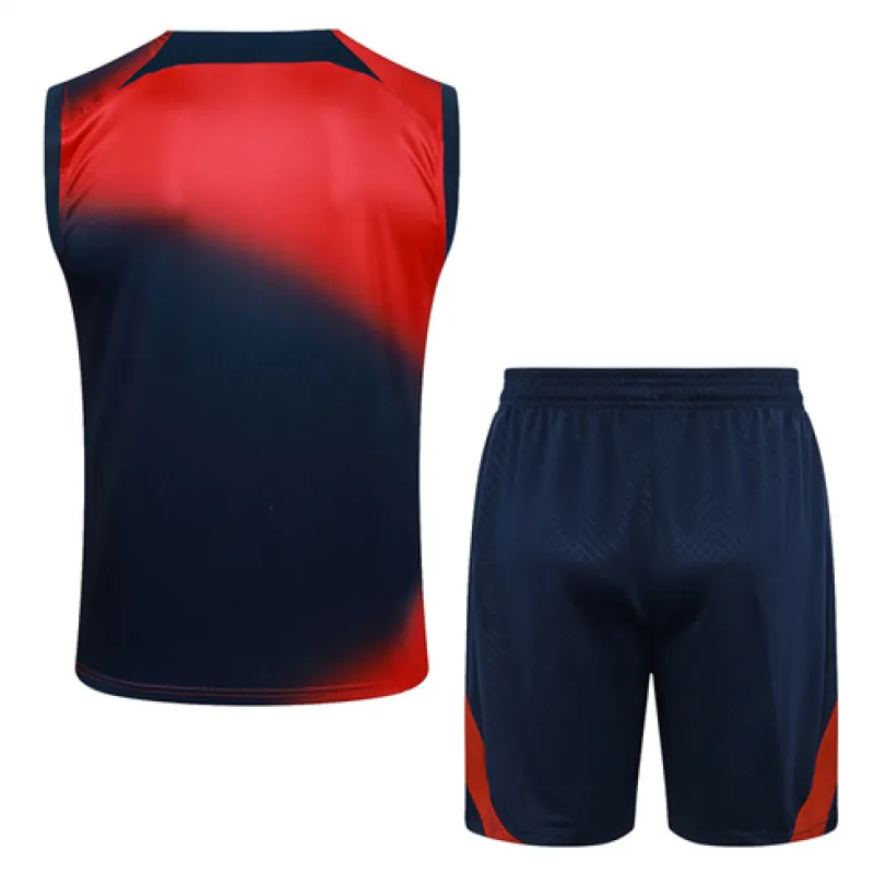 Set di pantaloncini e gilet di Paris Saint-Germain 2024/25 - Rosso