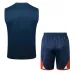 Set di pantaloncini e gilet di Paris Saint-Germain 2024/25 - Blu