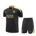 Paris Saint-Germain children's training jersey + shorts 2024/25 - Black