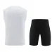 Set di pantaloncini e gilet di Paris Saint-Germain 2024/25 - Bianco