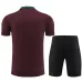Paris Saint-Germain children's training jersey + shorts 2024/25 - Red