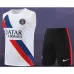 Set di pantaloncini e gilet di Paris Saint-Germain 2024/25 - Bianco