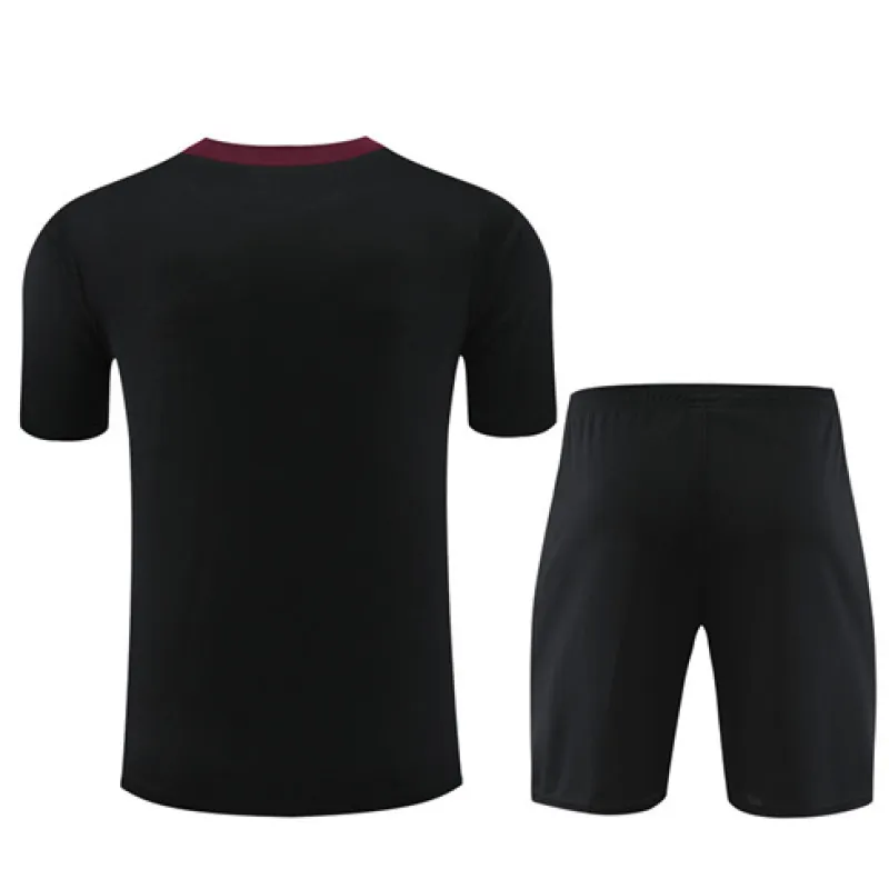 Maglia d'allenamento + pantaloncini di Paris Saint-Germain 2024/25 - Nero