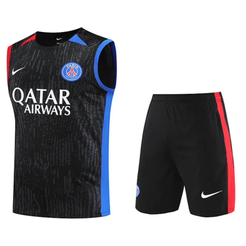 Paris Saint-Germain shorts and vest set for 2024/25 - Black