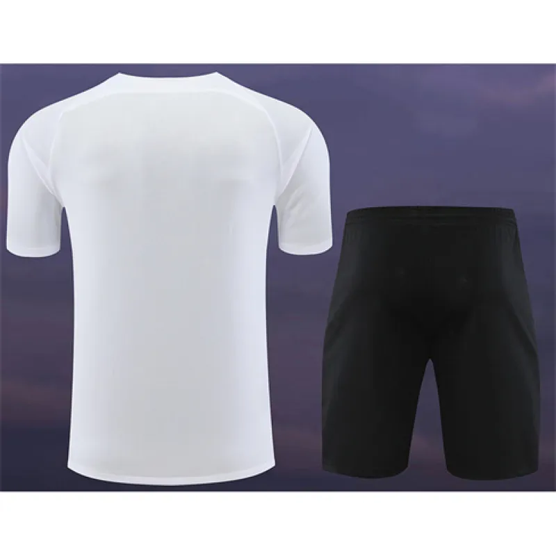 Maglia d'allenamento + pantaloncini di Paris Saint-Germain 2024/25 - Bianco