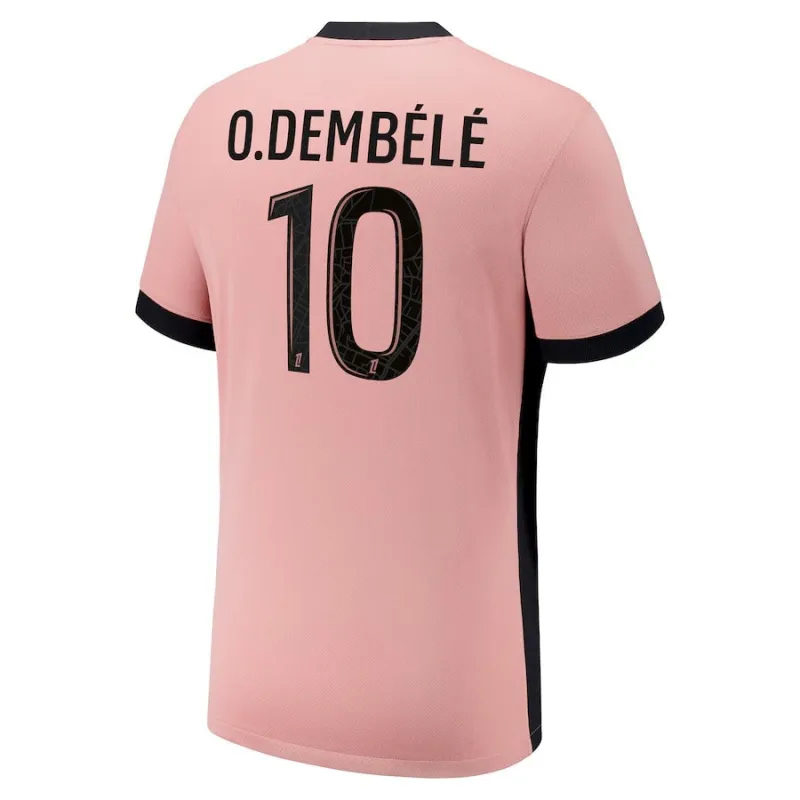 Ousmane Dembélé's Paris Saint - Germain 2024/25 Third Kit - Pink