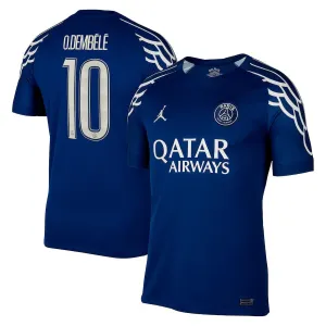 Maglia quarta di Paris Saint - Germain 2024/25 indossata da Ousmane Dembélé - Blu