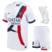 Paris Saint - Germain Kids' 2024/25 Away Kit - White