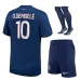 Set della kit di casa 2024/25 per bambini di Paris Saint - Germain indossato da Ousmane Dembélé - Blu