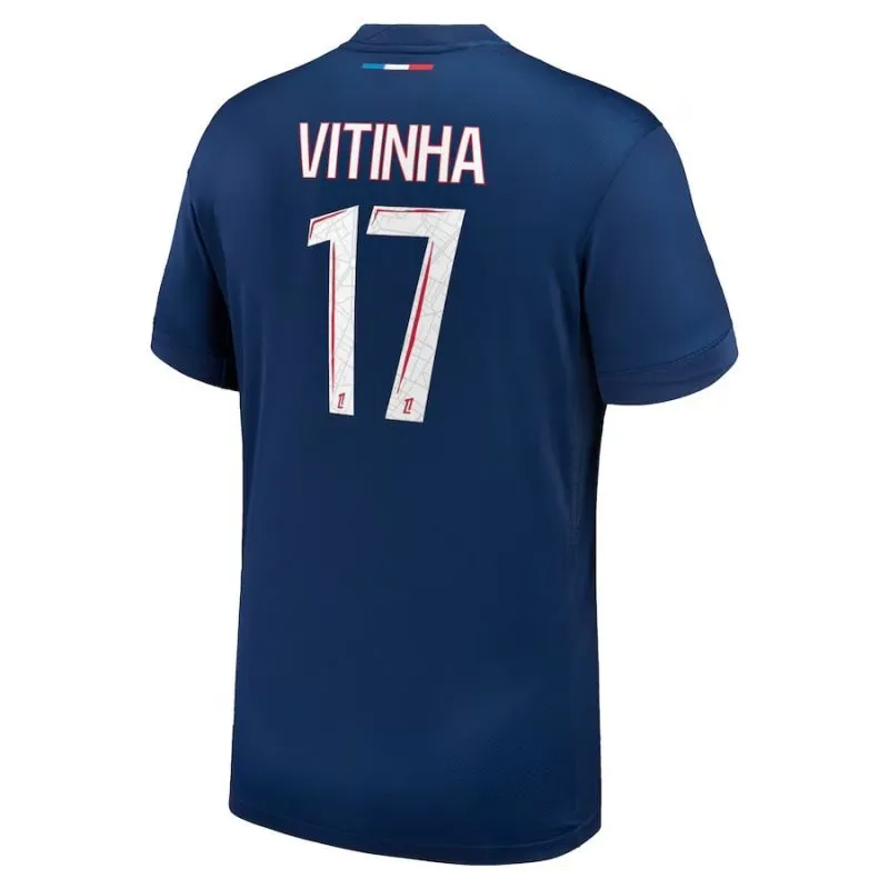 Vitinha's Paris Saint - Germain Kids' 2024/25 Home Kit Set - Blue