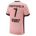 Khvicha Kvaratskhelia's Paris Saint - Germain Kids' 2024/25 Third Kit Set - Pink
