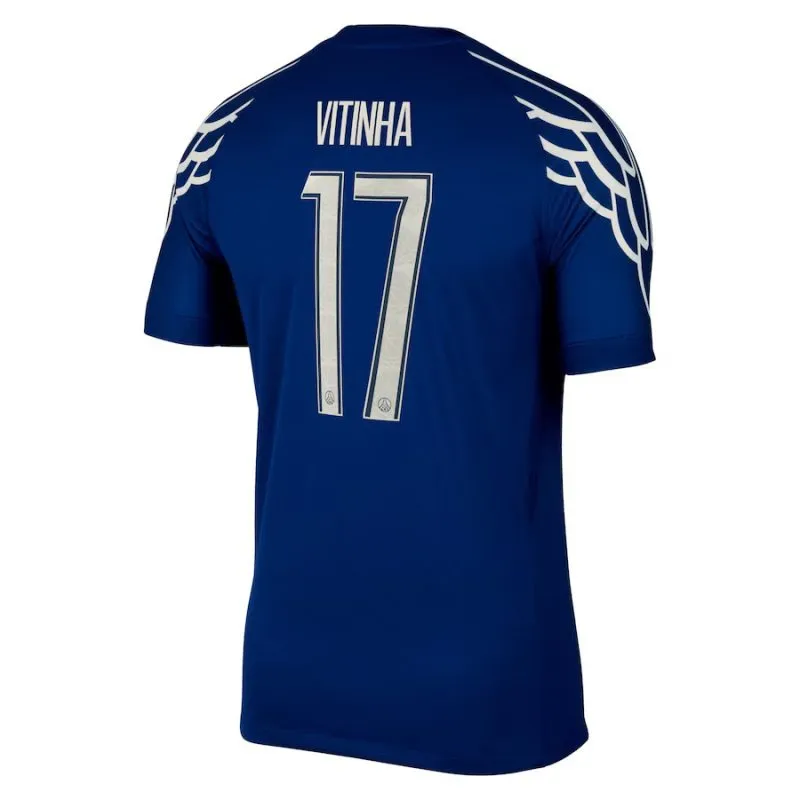 Vitinha's Paris Saint - Germain Kids' 2024/25 Fourth Kit Set - Blue